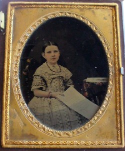 Ambrotype in the Milton Historical Society collection