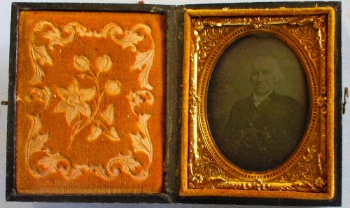 Ambrotype in the Milton Historical Society collection