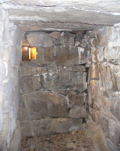 The granite room under the Suffolk Resolves House, early 2012