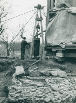 The granite room from the southeast in 1950