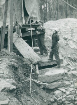 The granite room from the southwest in 1950