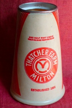 Thatcher Farm single service half-pint Sealright Kone