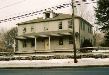 Clark's Tavern during restoration in 2005