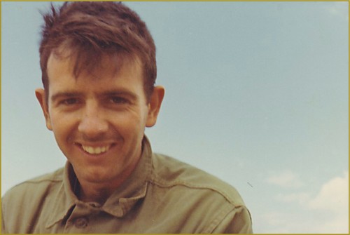 Close-up of Cpl Joe McNeil in Chu Lai