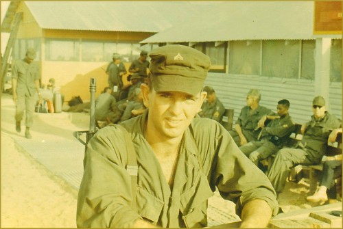 Cpl Joe McNeil at Marine airfield at Chu Lai