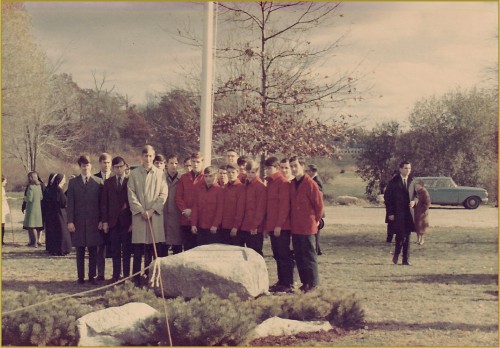 Explorer Scouts at the McNeil Memorial