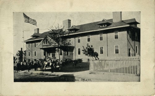 Belcher School postcard