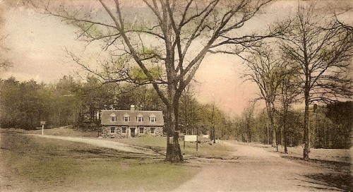 Blue Hills Police Station postcard