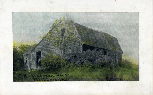 postcard of the Crossman House