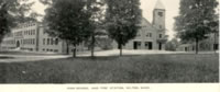 Milton High School and the Central Fire Station