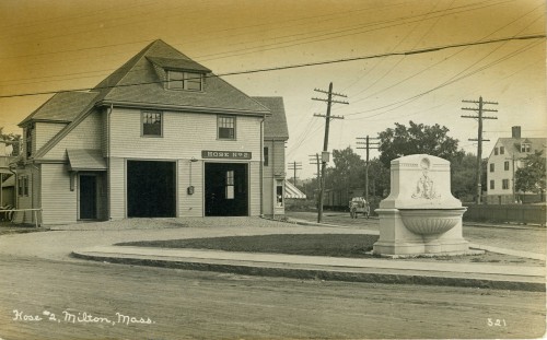 Hose #2 Fire House postcard