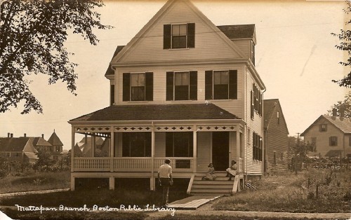 Kidder Library postcard