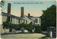 postcard of the old Ruggles House