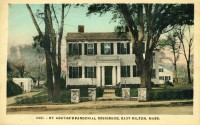 postcard of St. Agatha's parochial residence