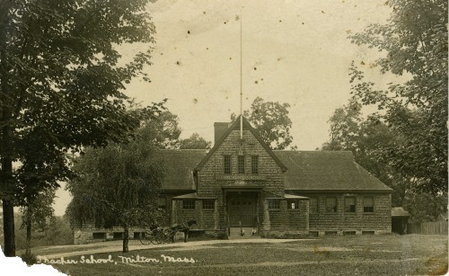 Belcher School postcard