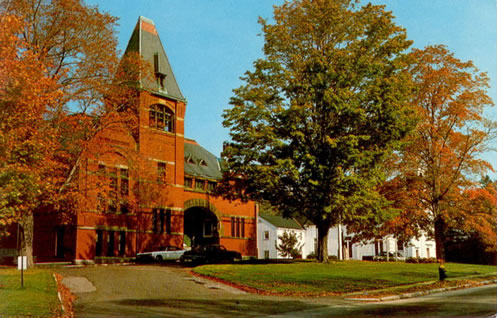 Old Milton Town Hall in autumn