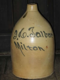 Talbot Jug - Milton Historical Society